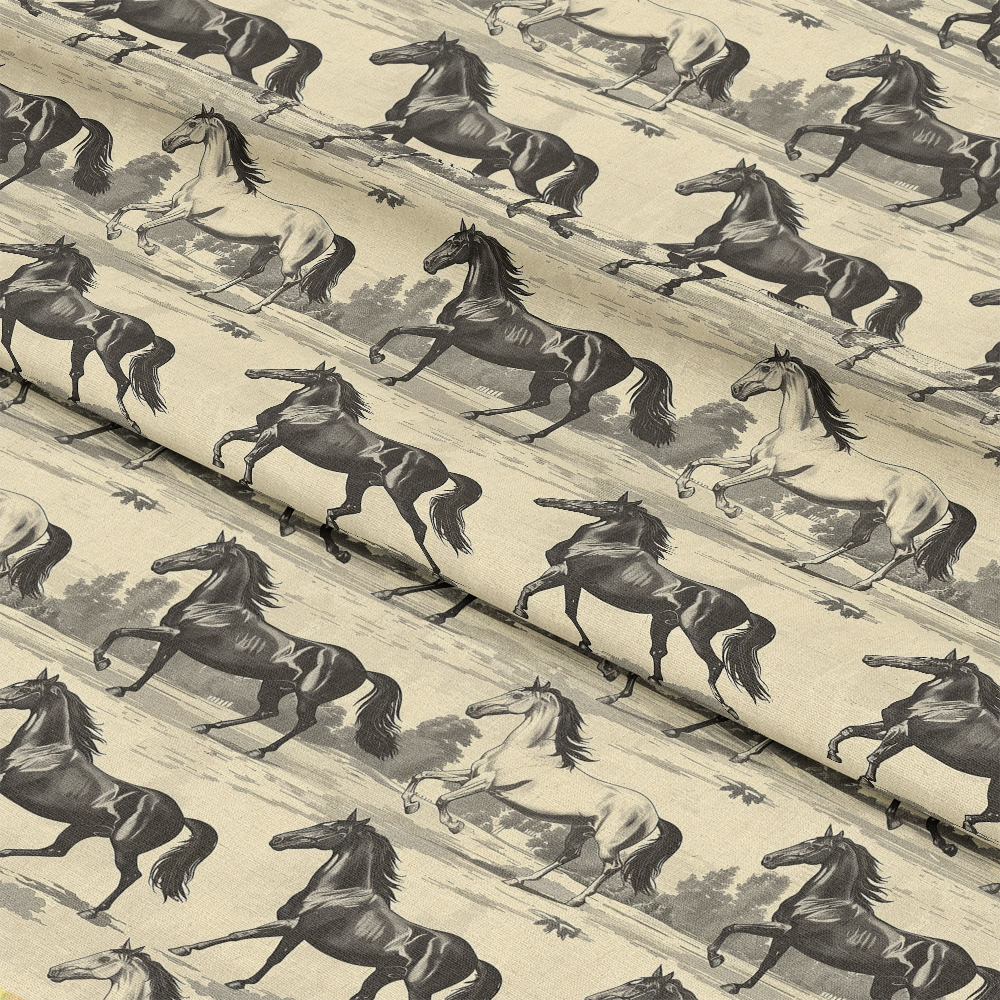 Horse Parade Pattern 7 Quilting Cotton Fabric