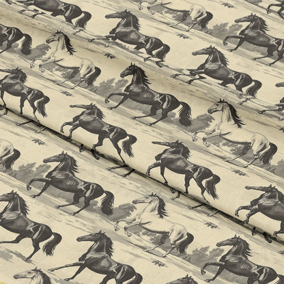 Horse Parade Pattern 7 Quilting Cotton Fabric
