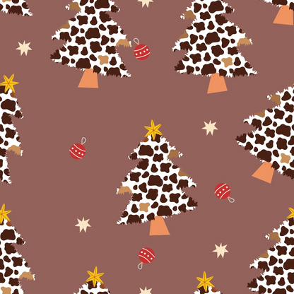 Cowboy Christmas Pattern 3 Minky Fabric