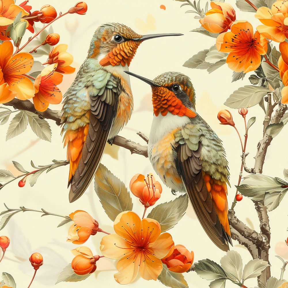 Nectar Garden Pattern 15 Minky Fabric