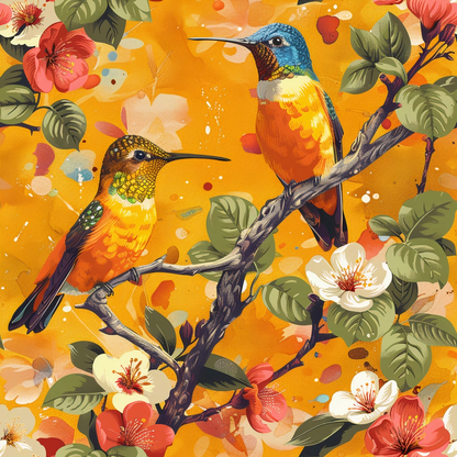 Nectar Garden Pattern 2 Minky Fabric