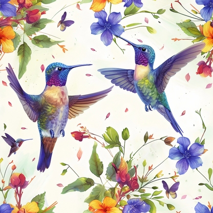 Nectar Garden Pattern 7 Minky Fabric