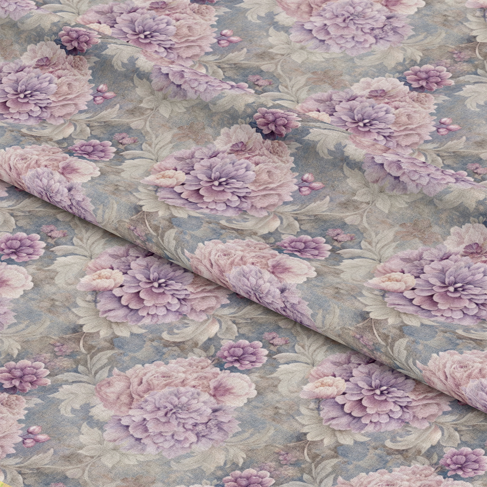 Hydrangeas Peonies Pattern 10 Quilting Cotton Fabric