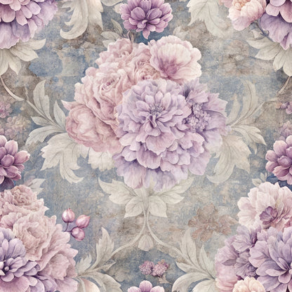 Timeworn Blooms Pattern 10 Minky Fabric
