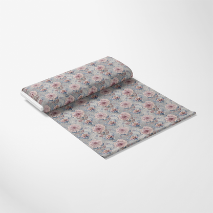 Hydrangeas Peonies Pattern 5 Quilting Cotton Fabric