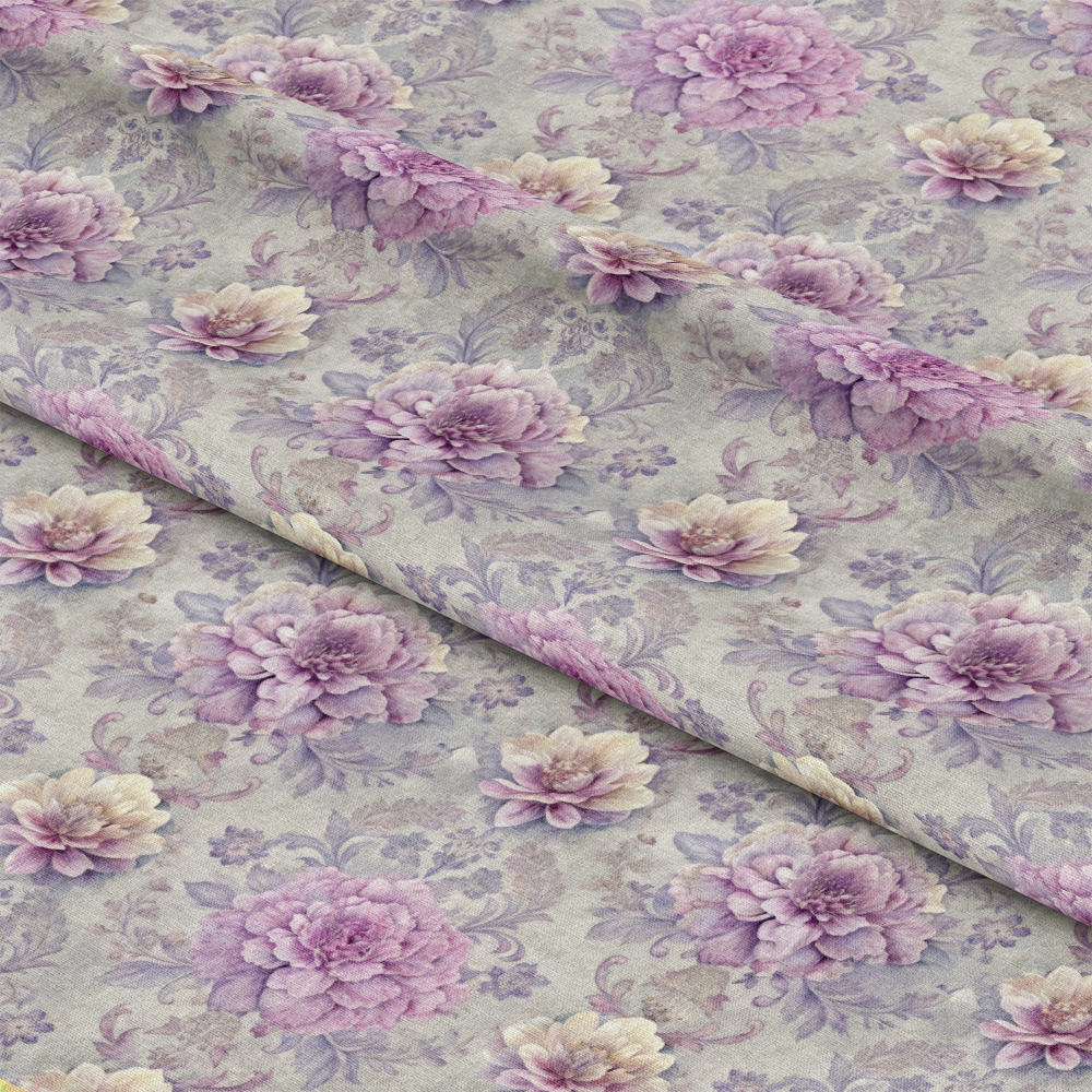 Hydrangeas Peonies Pattern 6 Quilting Cotton Fabric