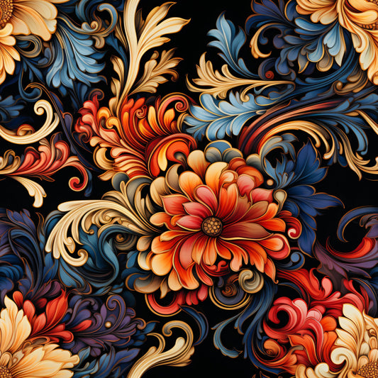Imperial Florals Pattern 7 Quilting Cotton Fabric