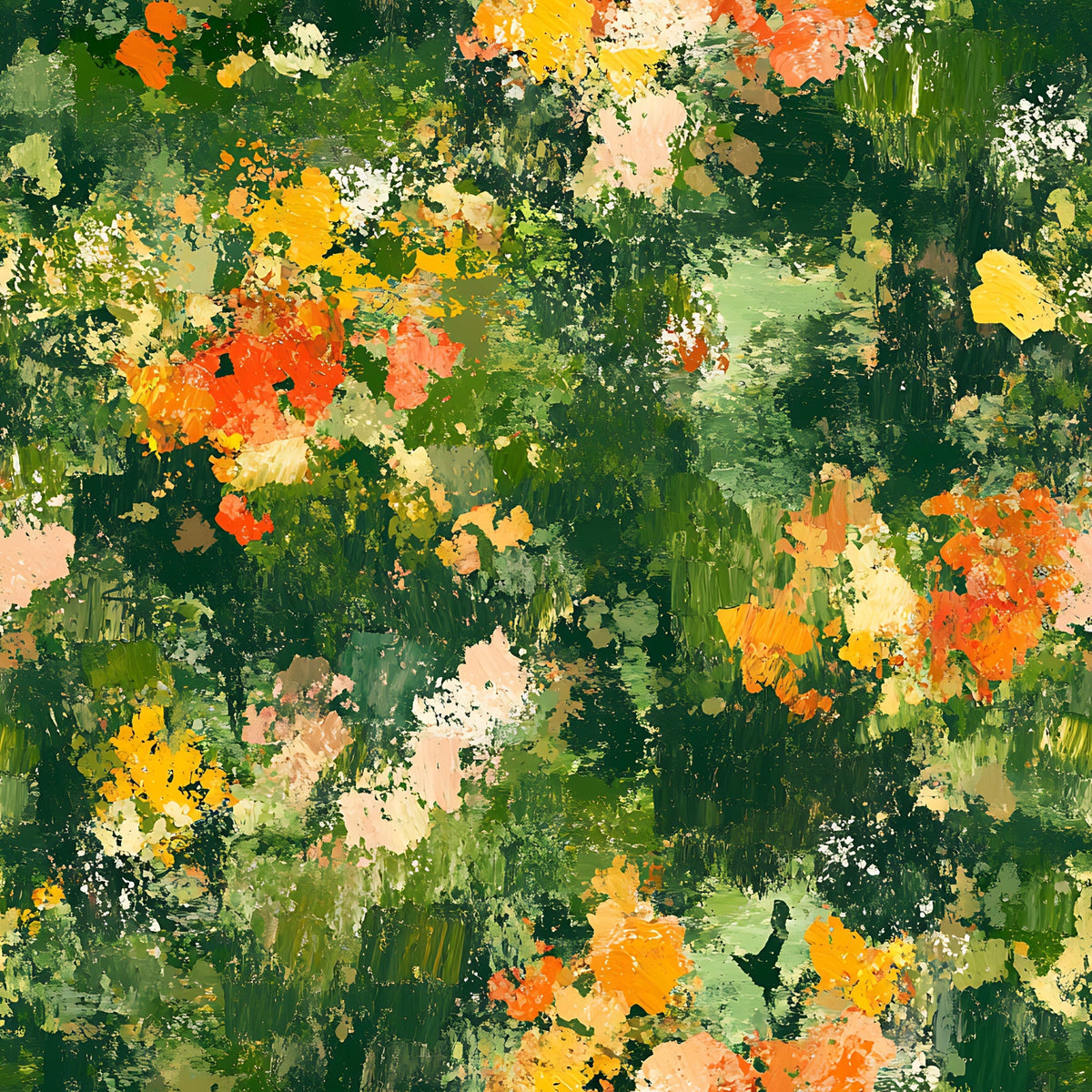 Painted Petals Pattern 18 Minky Fabric