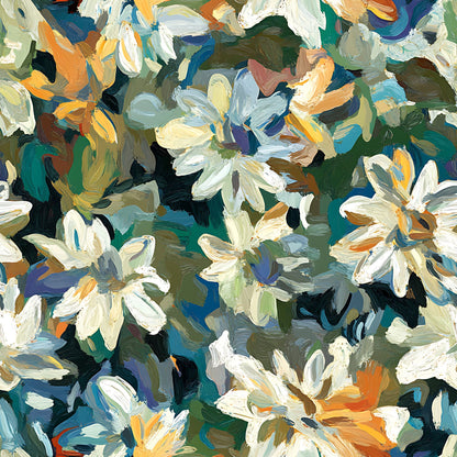 Painted Petals Pattern 6 Minky Fabric
