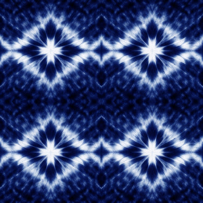 Indigo Shibori Tie Dye Pattern 11 Quilting Cotton Fabric