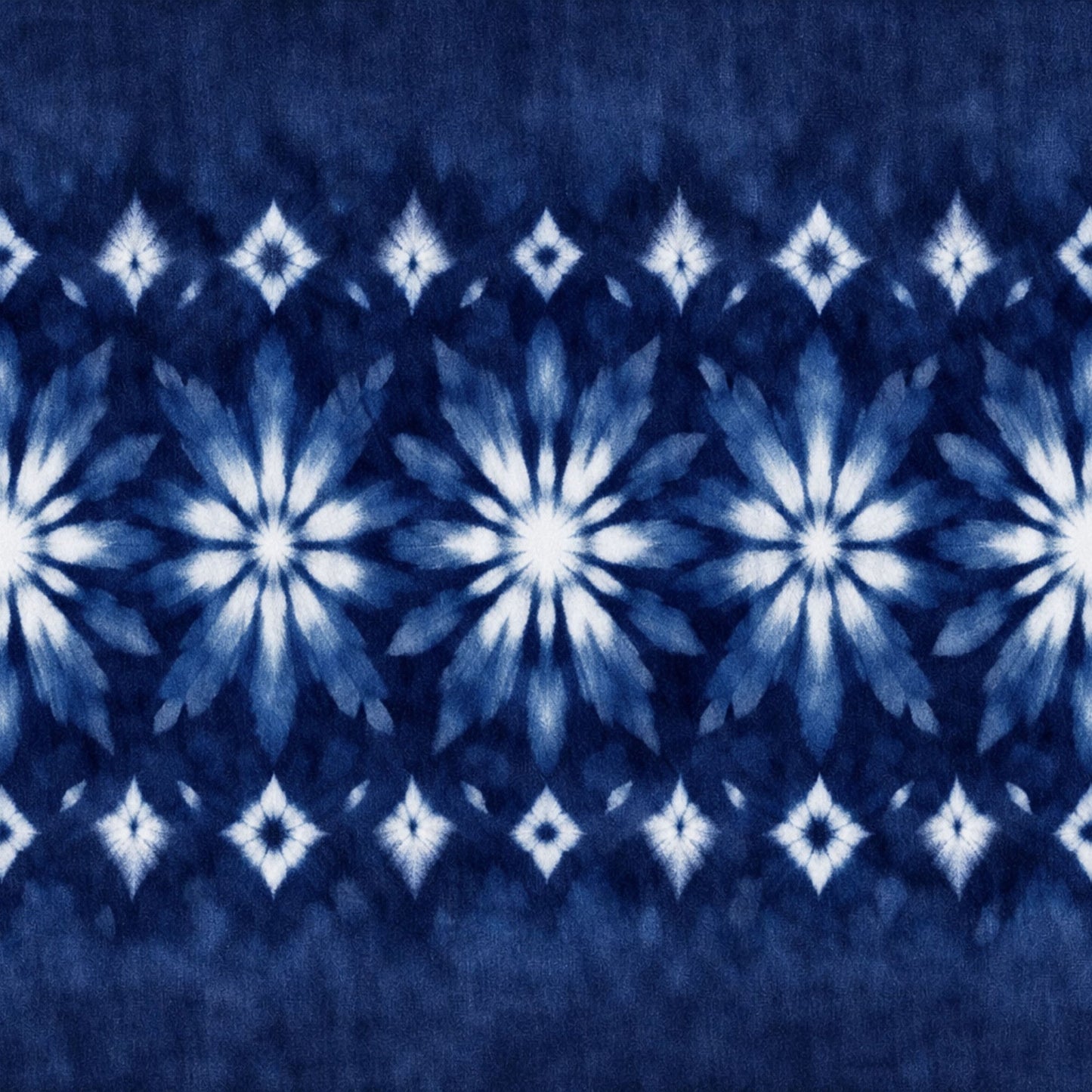 Indigo Shibori Tie Dye Pattern 12 Quilting Cotton Fabric