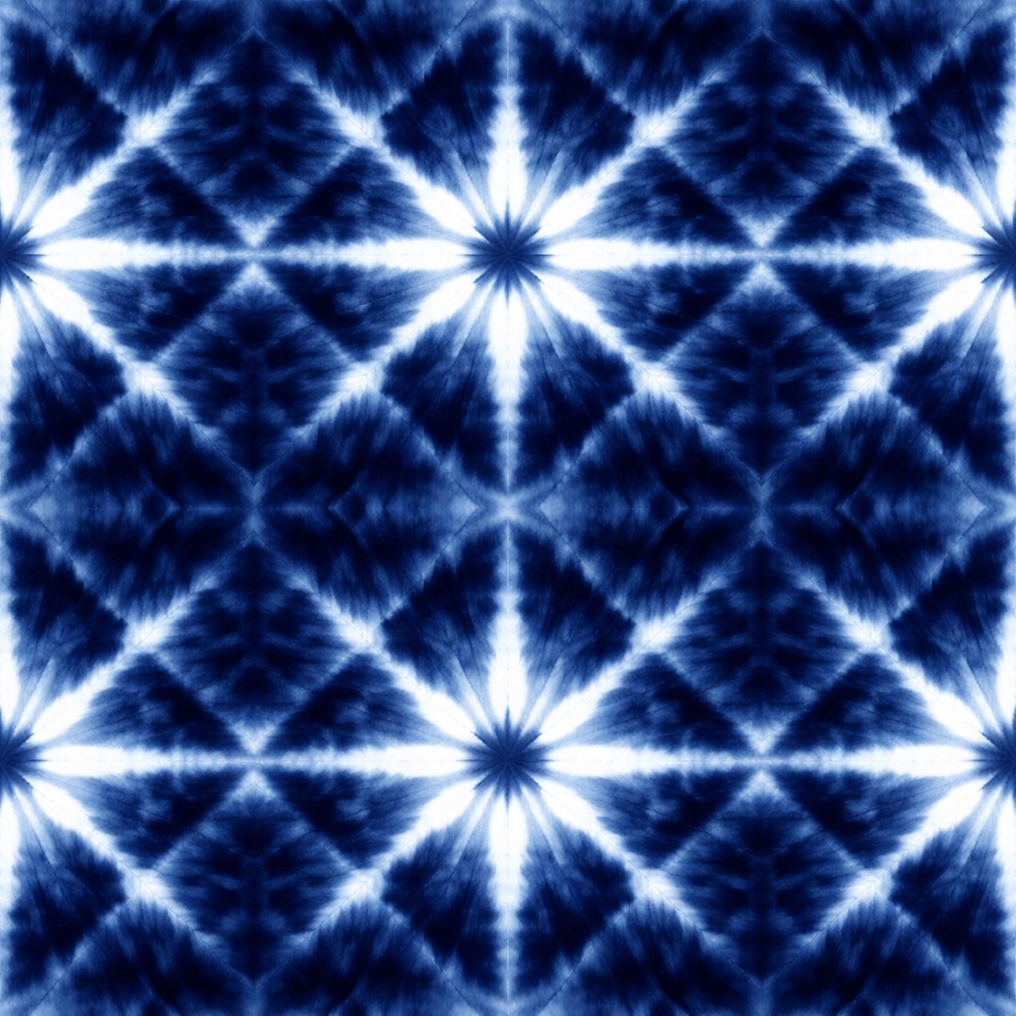 Indigo Shibori Tie Dye Pattern 20 Quilting Cotton Fabric