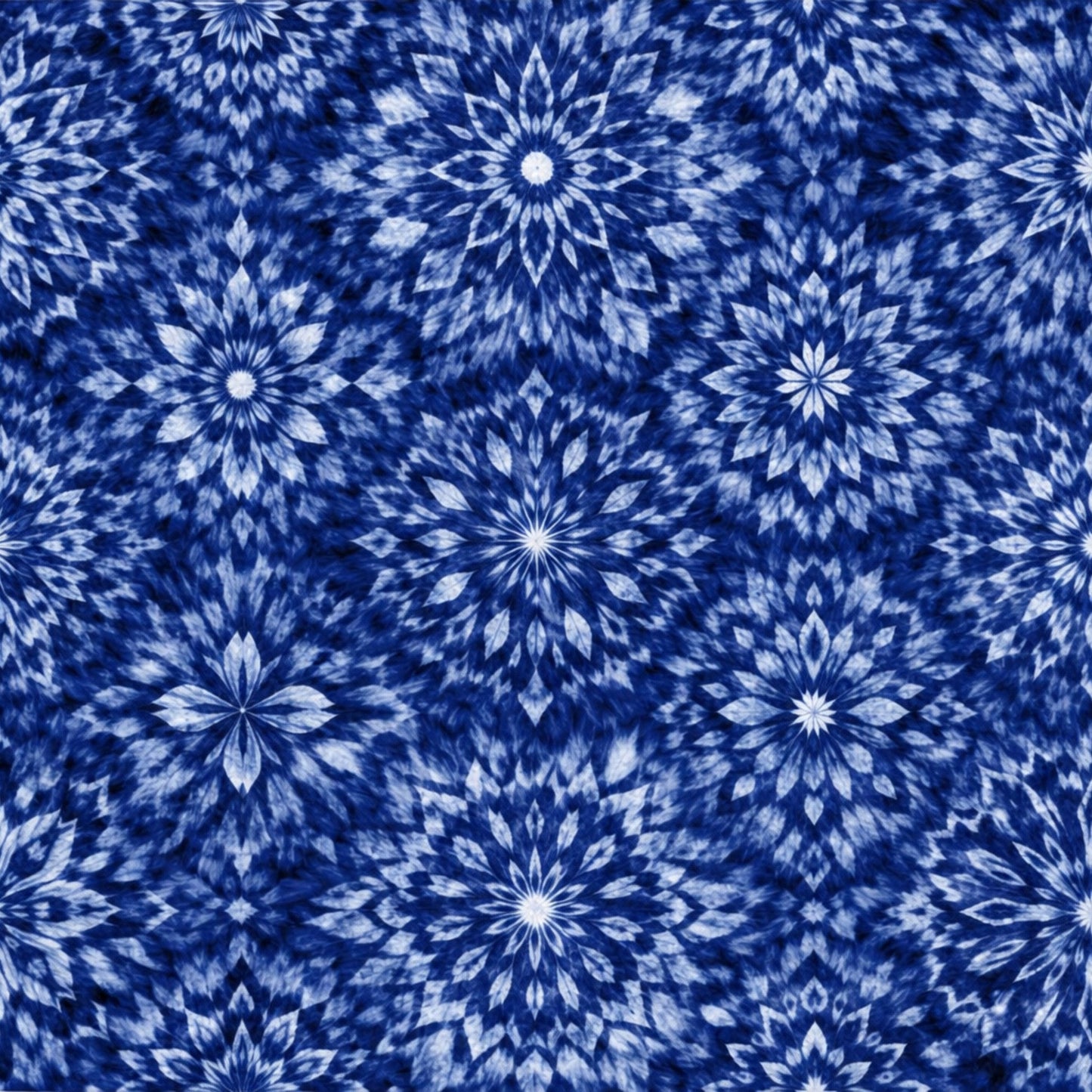 Indigo Shibori Tie Dye Pattern 28 Quilting Cotton Fabric