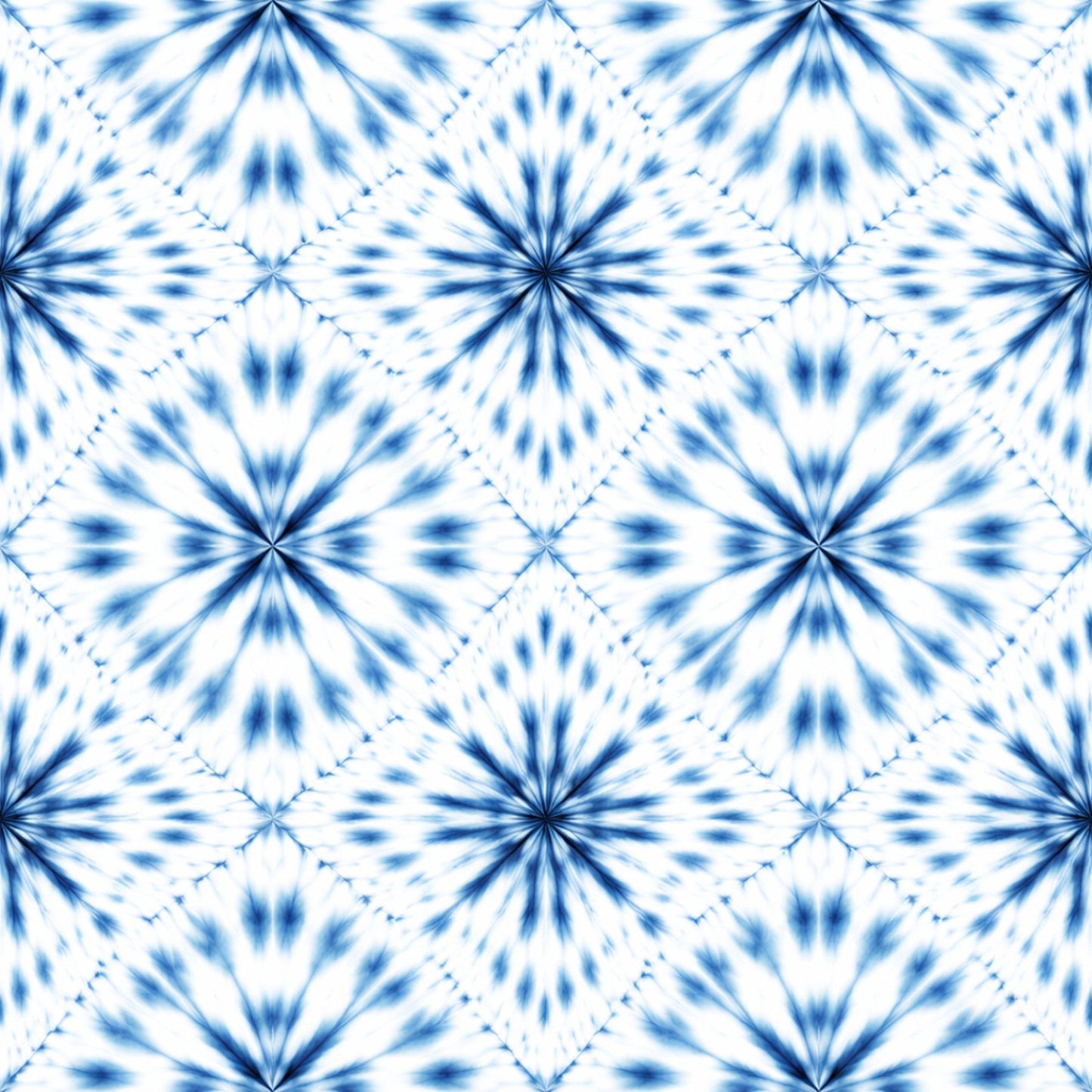 Indigo Shibori Tie Dye Pattern 3 Quilting Cotton Fabric