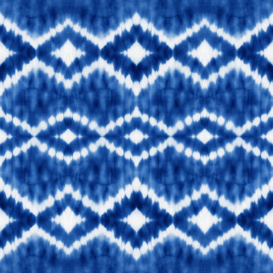 Indigo Shibori Tie Dye Pattern 6 Quilting Cotton Fabric