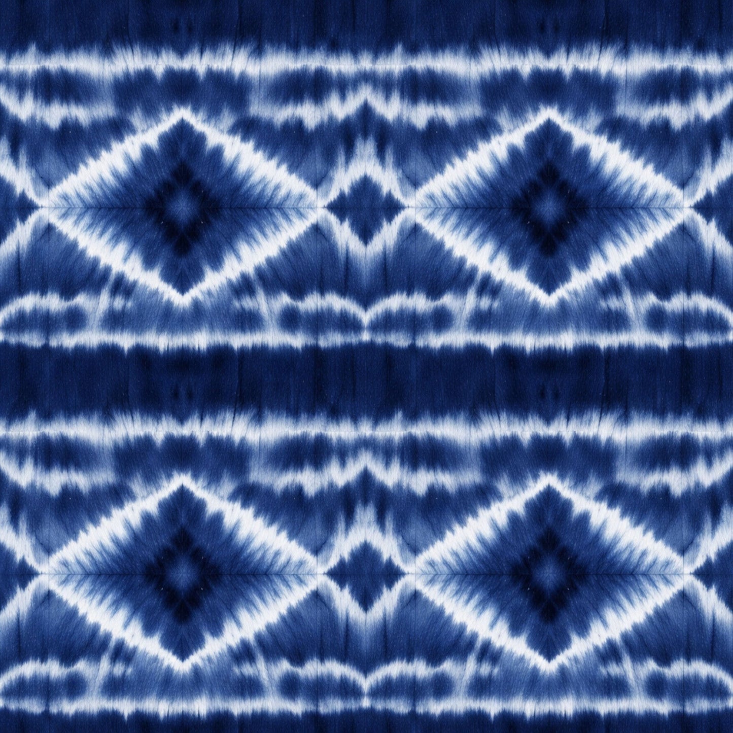 Indigo Shibori Tie Dye Pattern 7 Quilting Cotton Fabric