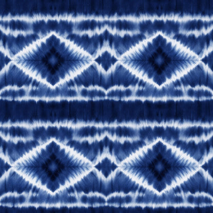 Indigo Shibori Tie Dye Pattern 7 Quilting Cotton Fabric