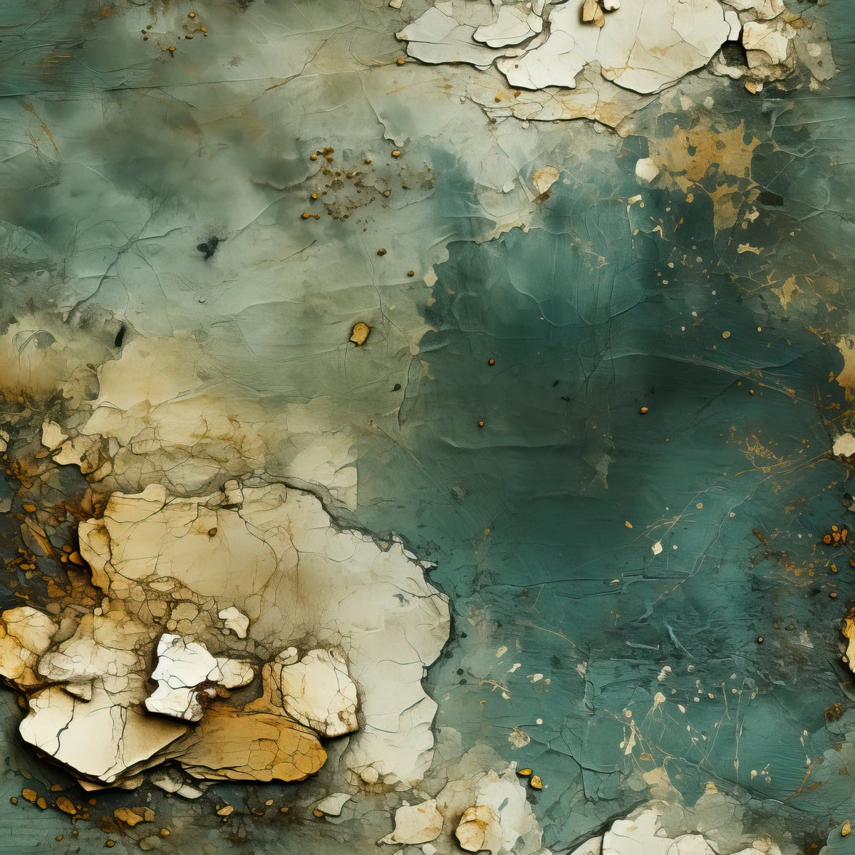 Gilded Lagoon Pattern 10 Minky Fabric