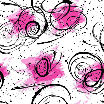 Brushstroke Blooms Pattern 3 Minky Fabric