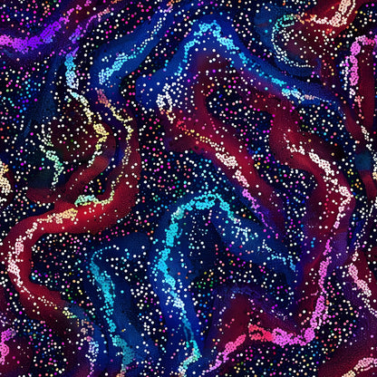 Galaxy Glaze Pattern 3 Minky Fabric