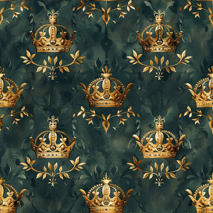 Jamesons Crowns Pattern 1 Quilting Cotton Fabric