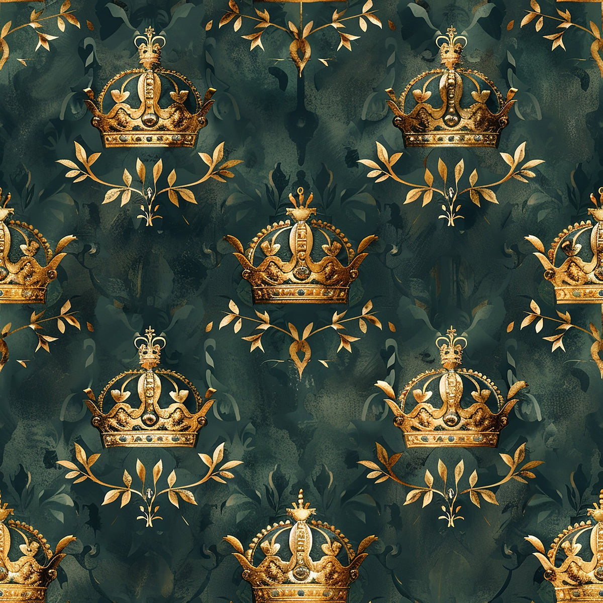 Gilded Regalia Pattern 1 Minky Fabric