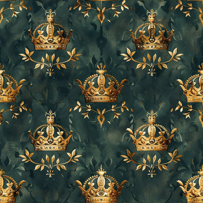 Gilded Regalia Pattern 1 Minky Fabric