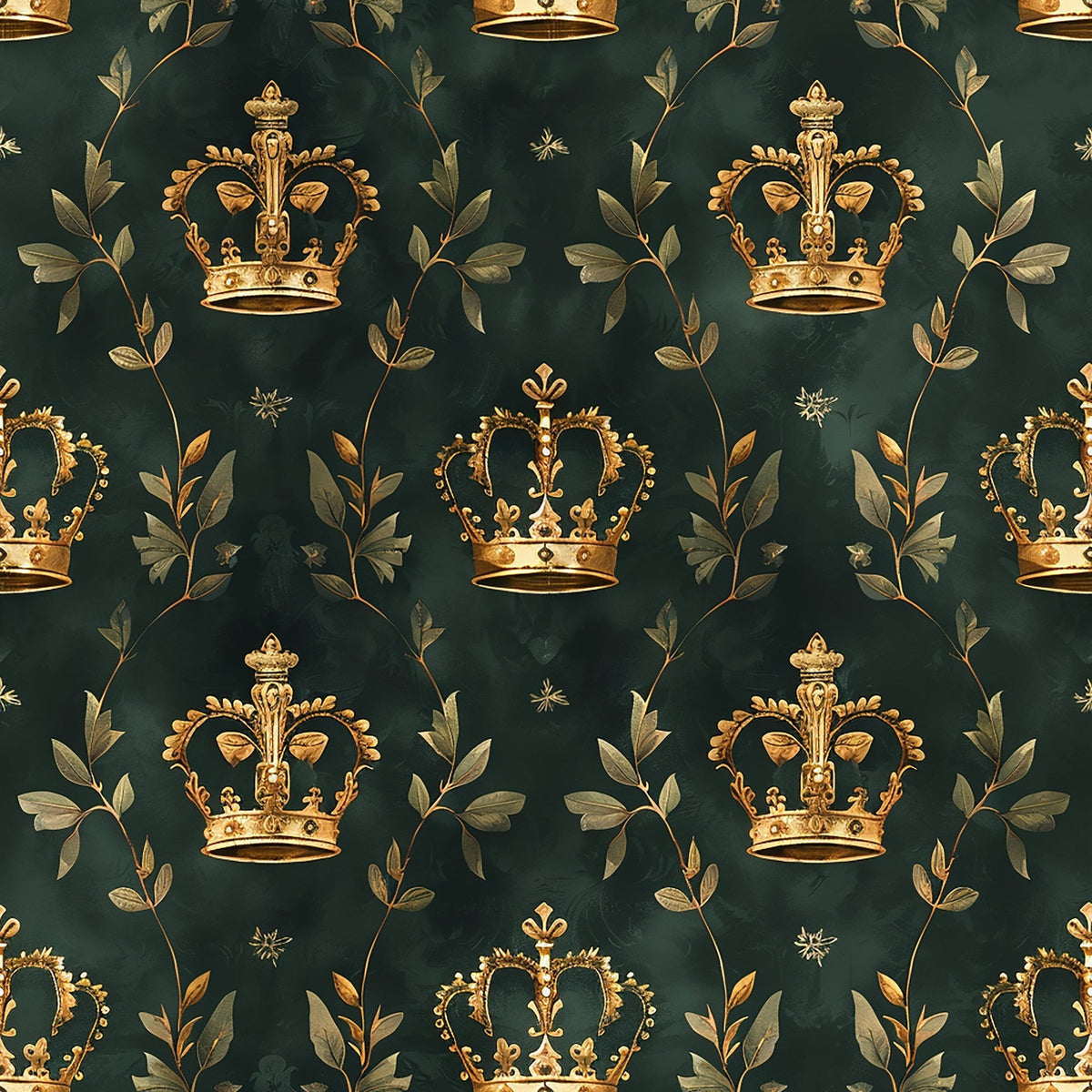 Gilded Regalia Pattern 3 Minky Fabric