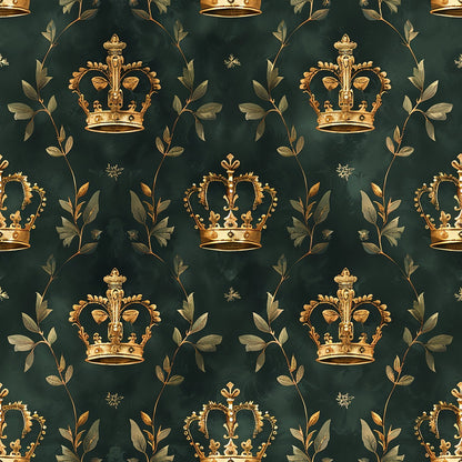 Gilded Regalia Pattern 3 Minky Fabric