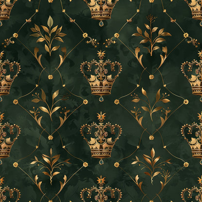 Jamesons Crowns Pattern 4 Quilting Cotton Fabric