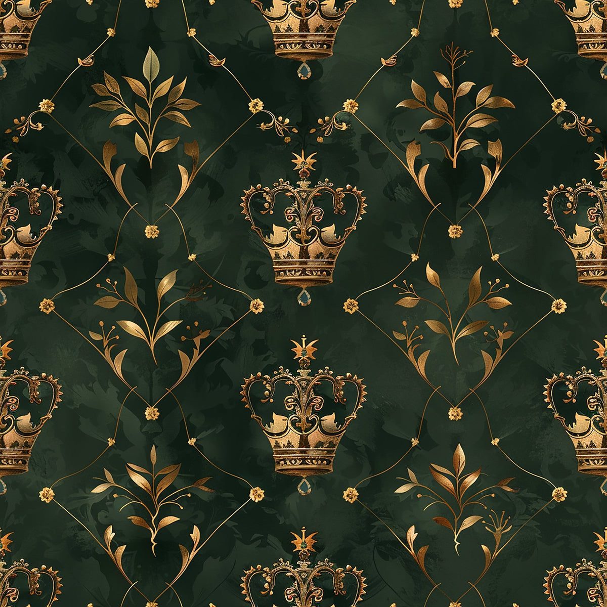 Gilded Regalia Pattern 4 Minky Fabric