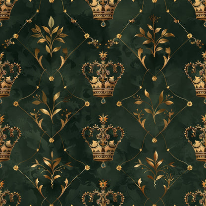 Gilded Regalia Pattern 4 Minky Fabric