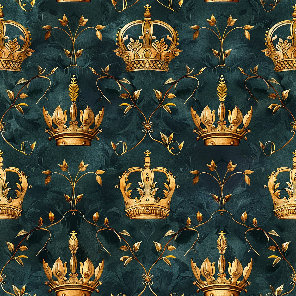 Gilded Regalia Pattern 5 Minky Fabric