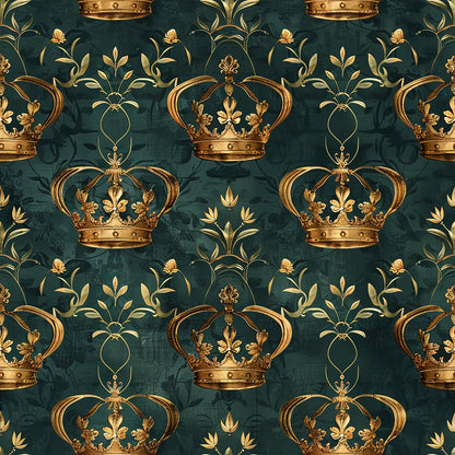 Jamesons Crowns Pattern 6 Quilting Cotton Fabric