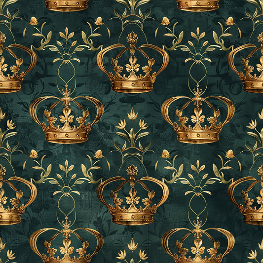 Jamesons Crowns Pattern 6 Quilting Cotton Fabric