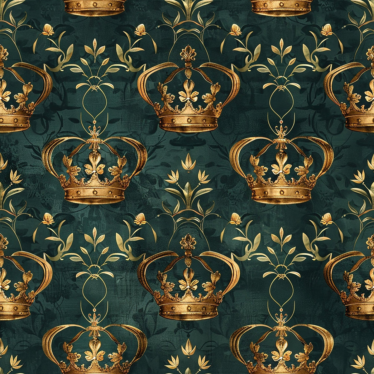 Gilded Regalia Pattern 6 Minky Fabric
