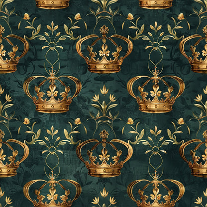 Gilded Regalia Pattern 6 Minky Fabric