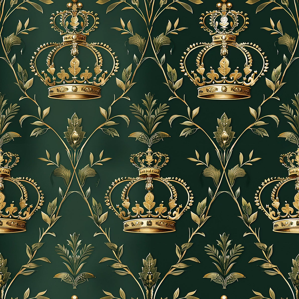 Gilded Regalia Pattern 7 Minky Fabric