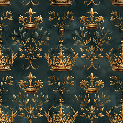 Jamesons Crowns Pattern 8 Quilting Cotton Fabric
