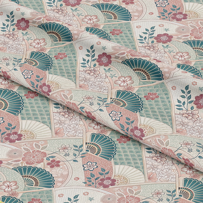 Japanese Kimono Pattern 8 Quilting Cotton Fabric