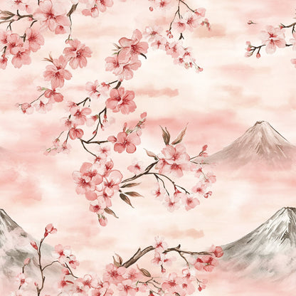 Sakura Summit Pattern 10 Minky Fabric