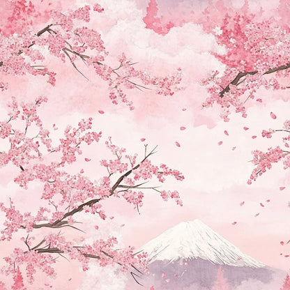 Sakura Summit Pattern 11 Minky Fabric