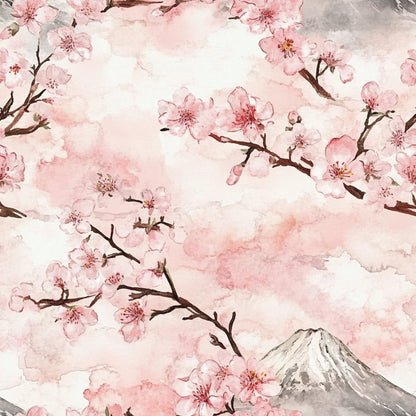 Sakura Summit Pattern 2 Minky Fabric