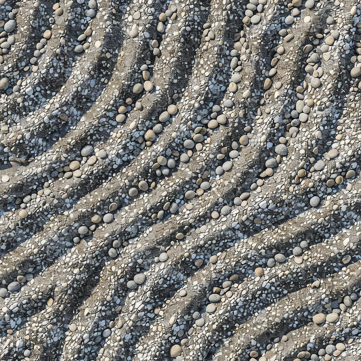 Japanese Zen Garden Pattern 4 Minky Fabric