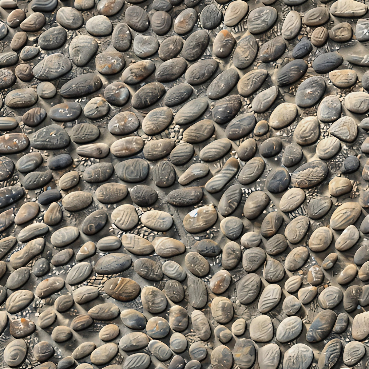Japanese Zen Garden Pattern 5 Minky Fabric