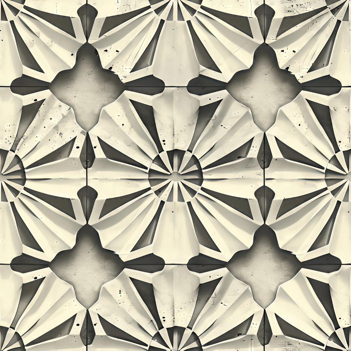 Japanese Zen Garden Pattern 7 Minky Fabric