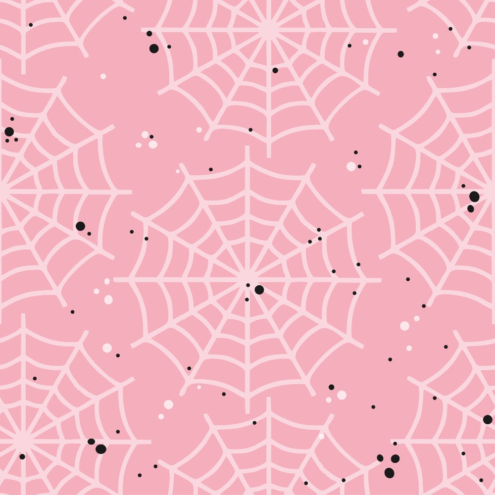 Pastel Spiderwebs Pattern 5 Minky Fabric
