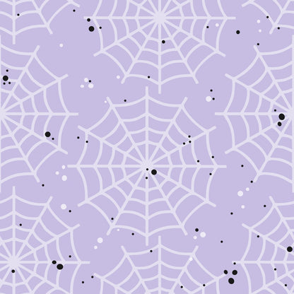 Pastel Spiderwebs Pattern 7 Minky Fabric