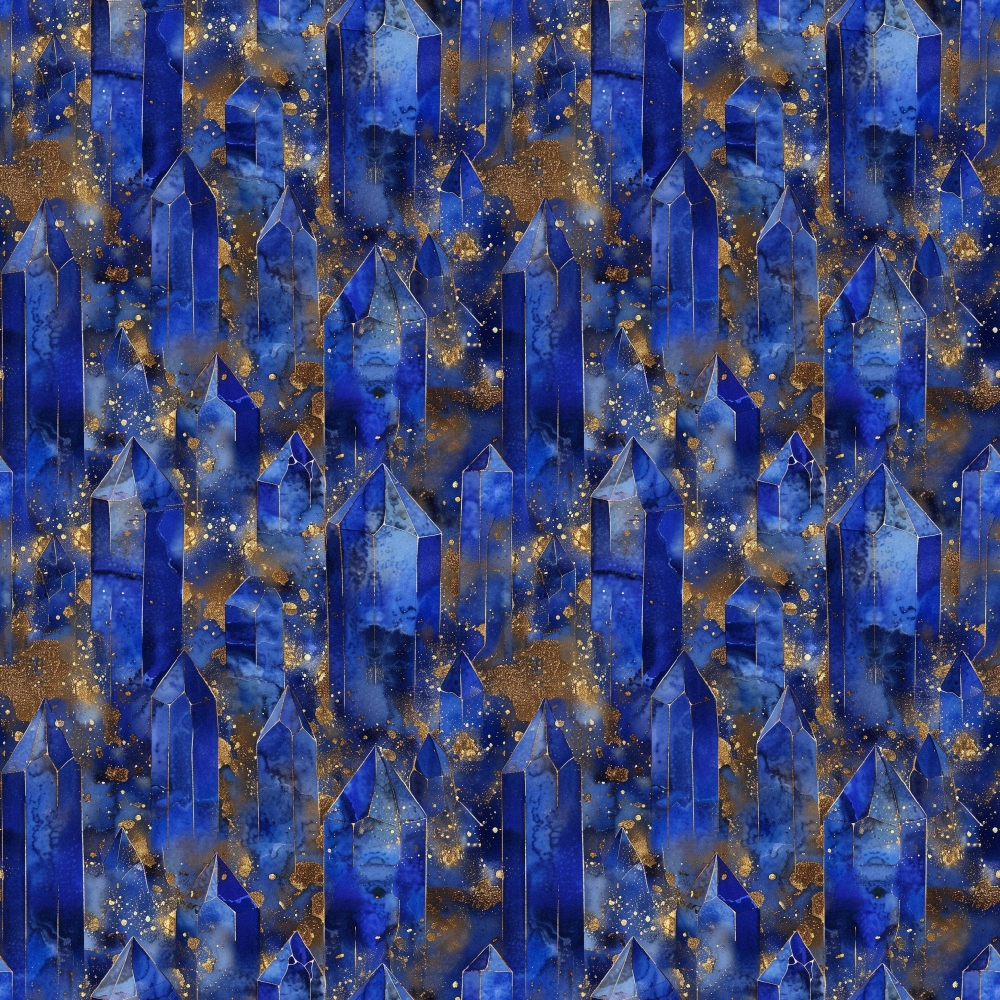 Sapphire Quarry Pattern 2 Minky Fabric
