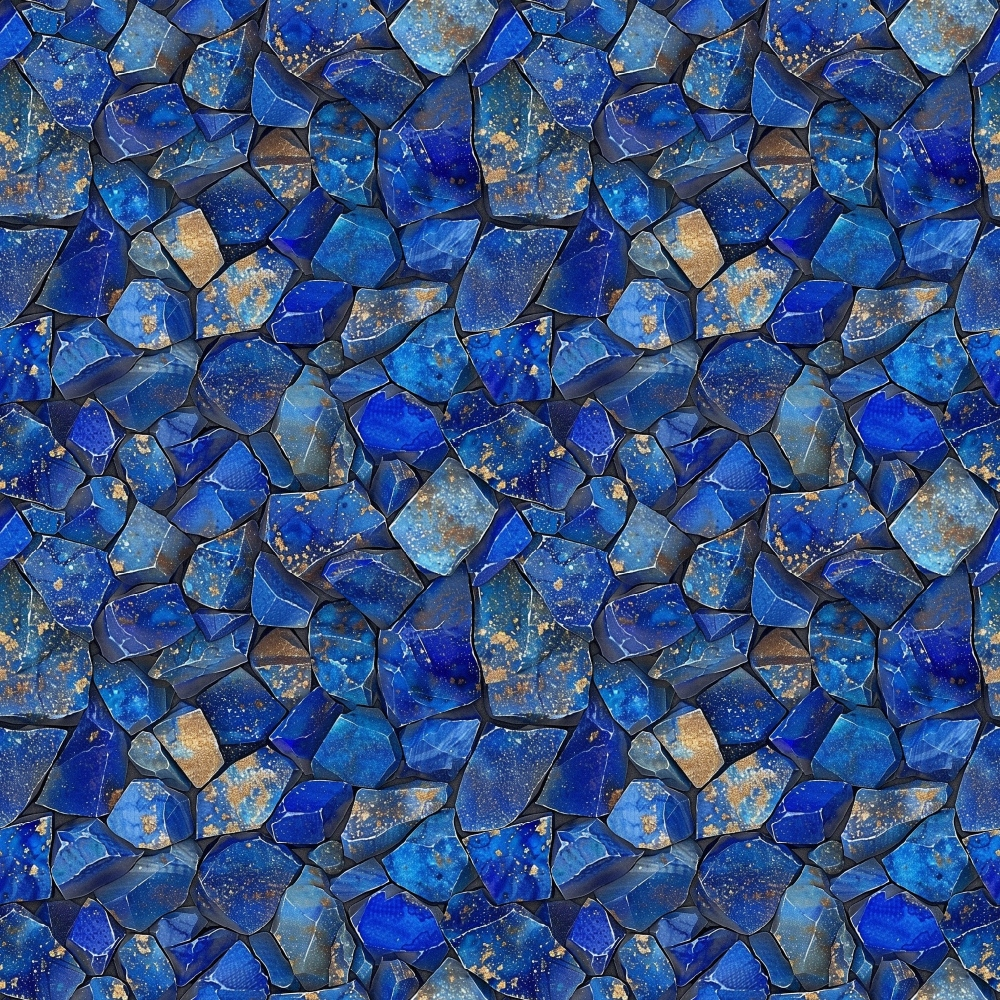 Sapphire Quarry Pattern 3 Minky Fabric